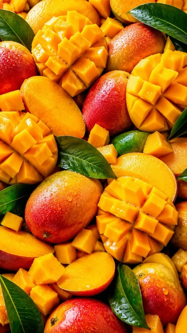 Ripe mangoes